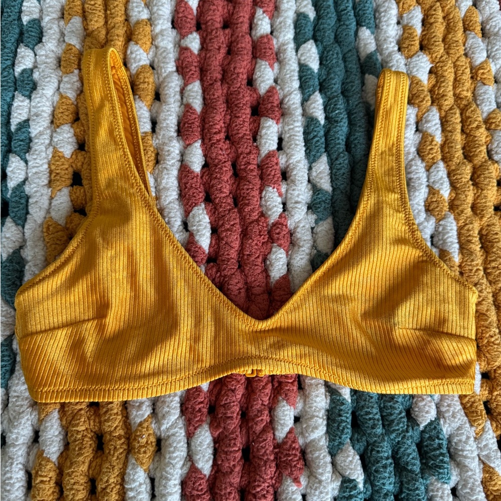 Aerie Golden Ribbed Bikini